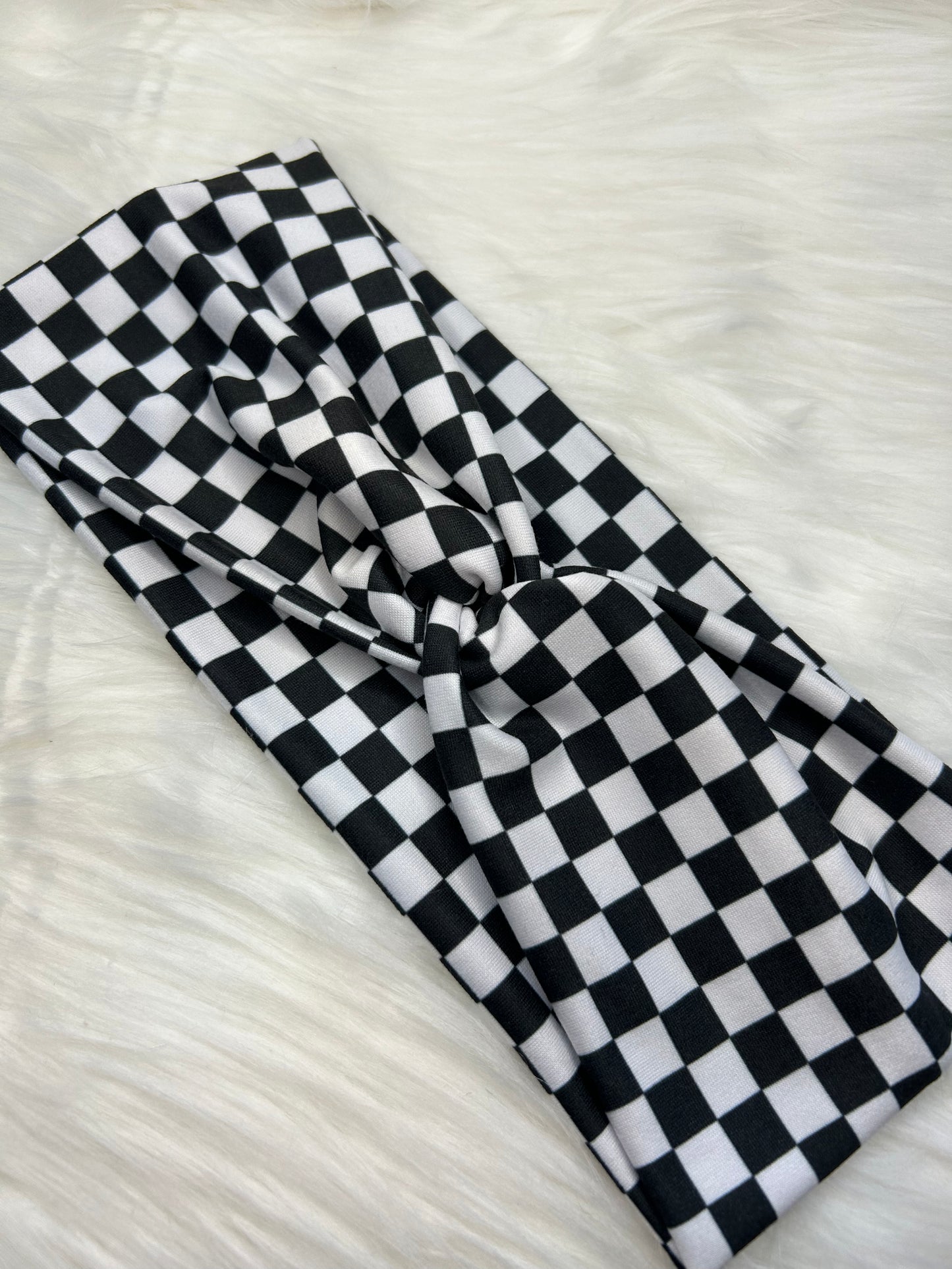 Black and White Checkered